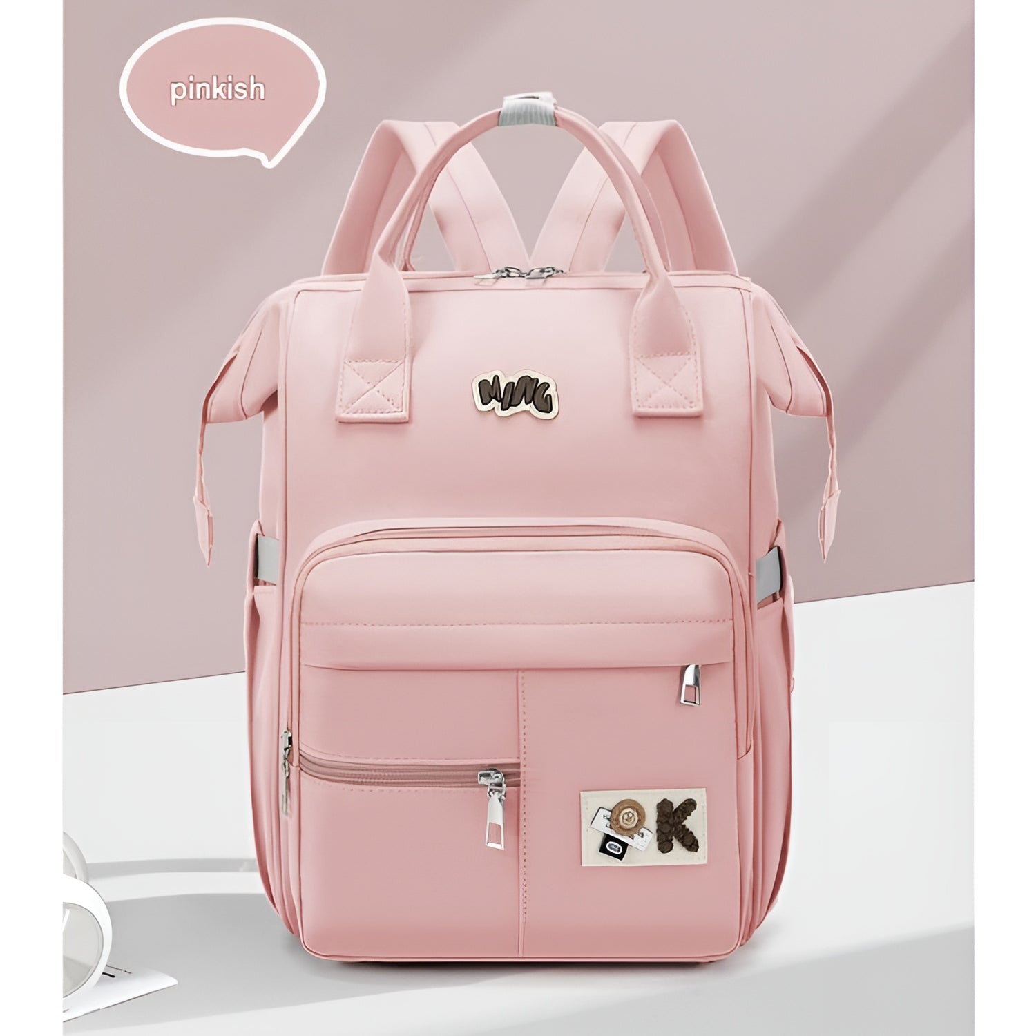 versatile_pink_mumma_diaper_bag_for_outdoor_use__Baby-pink